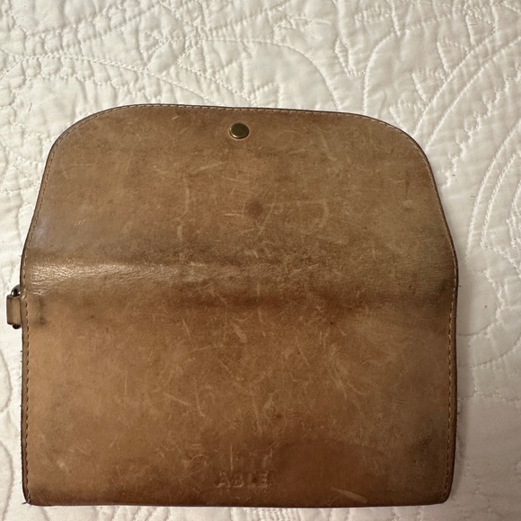 Able Light Brown Leather Wallet - Picture 2 of 2